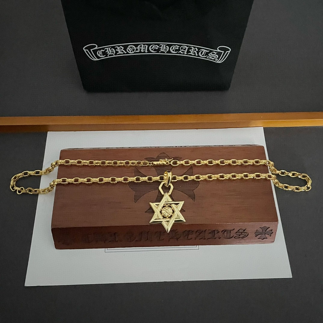 【CHROME HEARTS】ネックレス、新しいネックレス万能シンプルファッションオーナメント-BRAND OFF