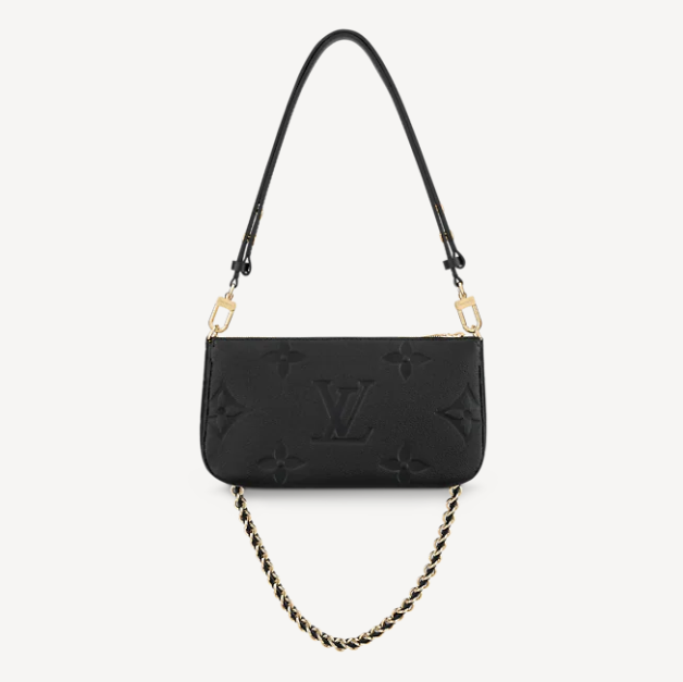 LOUIS VUITTON ルイヴィトン ミュルティ・ポシェット・アクセソワール モノグラム・アンプラント / ノワール M80399-BRAND OFF