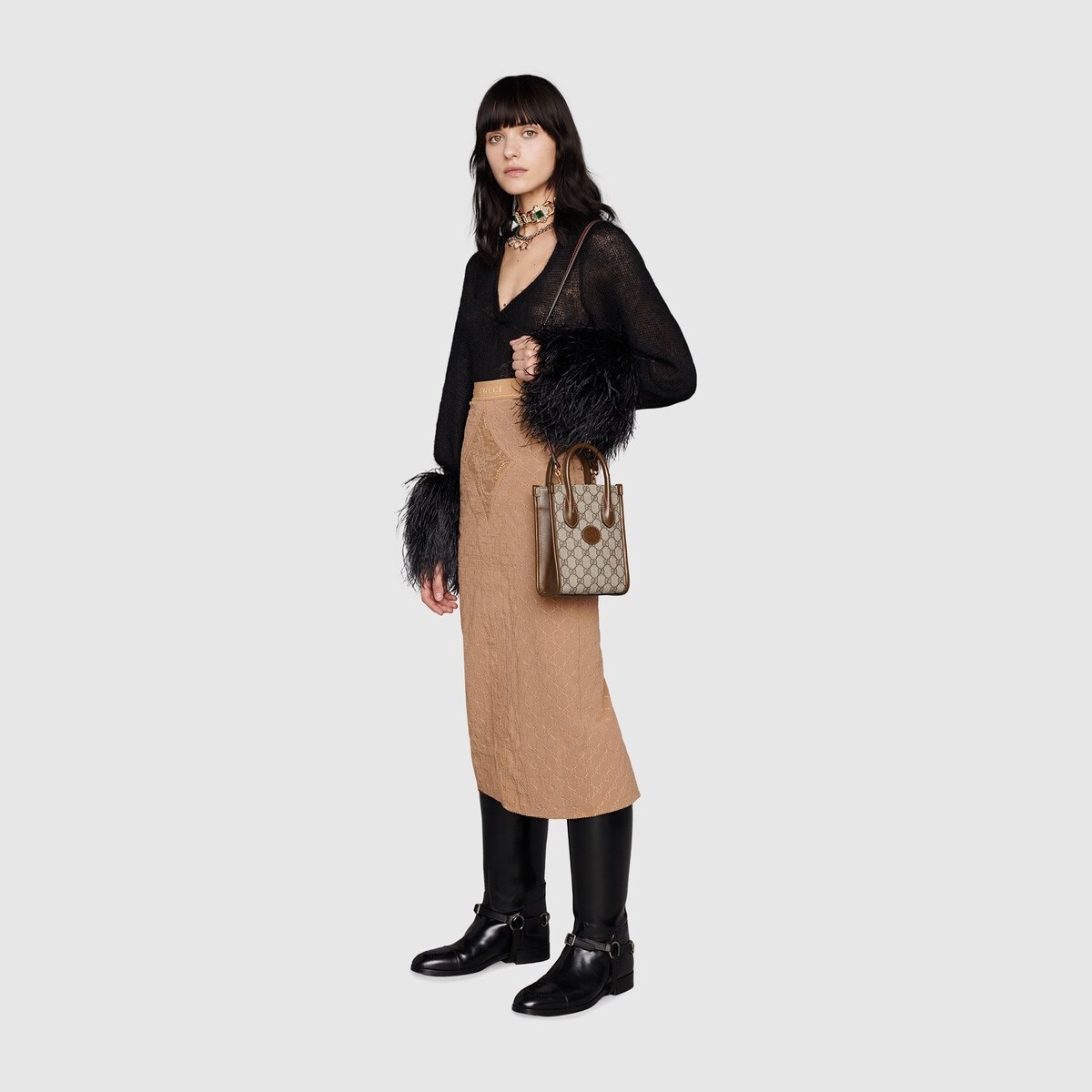 大人気！すぐ届く！【GUCCI】ミニ トートバッグ ユニセックス-BRAND OFF