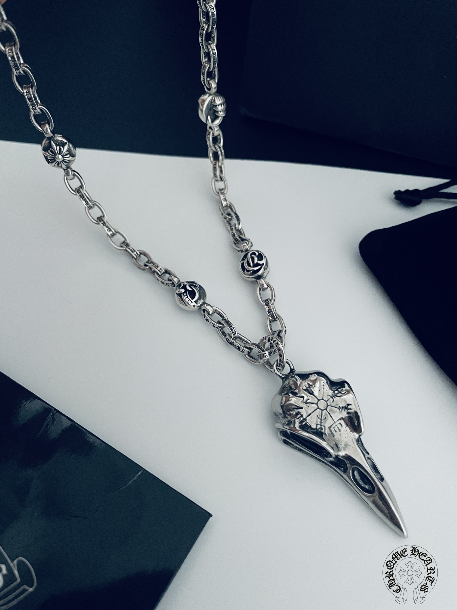 【CHROME HEARTS】クロムハーツ、新しいネックレス万能シンプルファッションオーナメント-BRAND OFF