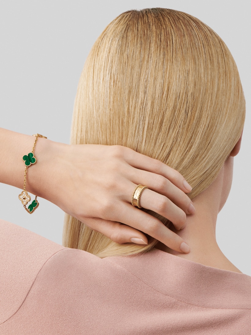 【2026】【Vancleef & Arpels】 ヴィンテージ アルハンブラ ブレスレット、5モチーフ-BRAND OFF