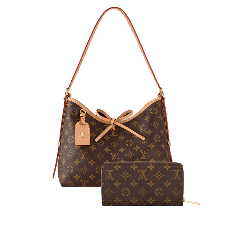 LOUIS VUITTON キャリーオール NM PM 長財布 2点セット お得 Ref:M46203+M60017-BRAND OFF