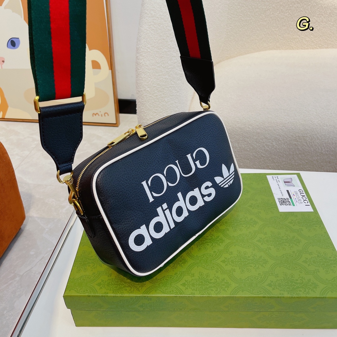 ADIDAS X GUCCI スモール ショルダーバッグ 24 X 15 X 8 CM-BRAND OFF