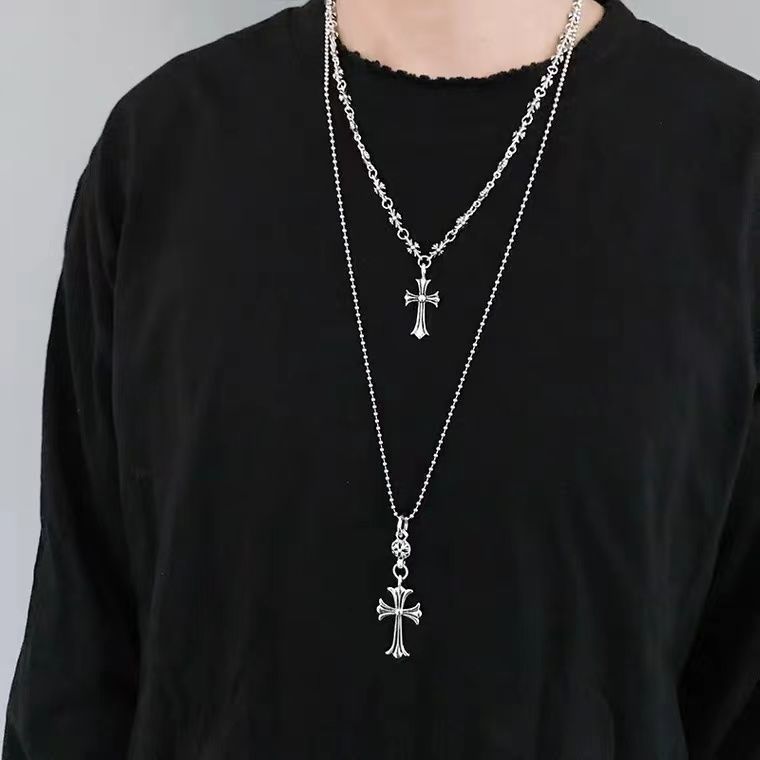 CHROME HEARTS （クロムハーツ） クロス ネックレス 70CM-BRAND OFF