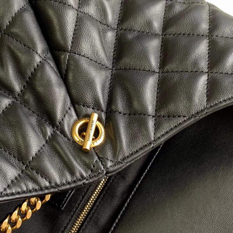 Saint Laurent icare maxiショッピングバッグ-ブラック-BRAND OFF