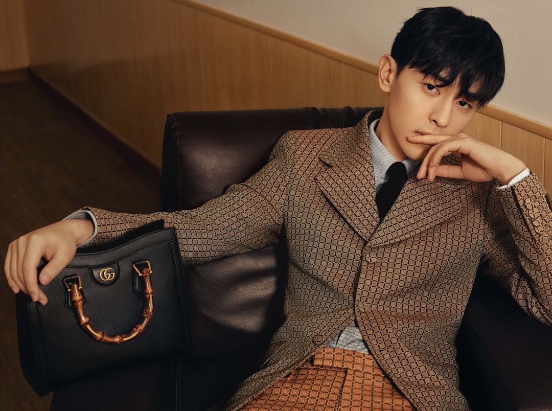 GUCCI 〔グッチ ダイアナ〕ミニ トートバッグ-BRAND OFF