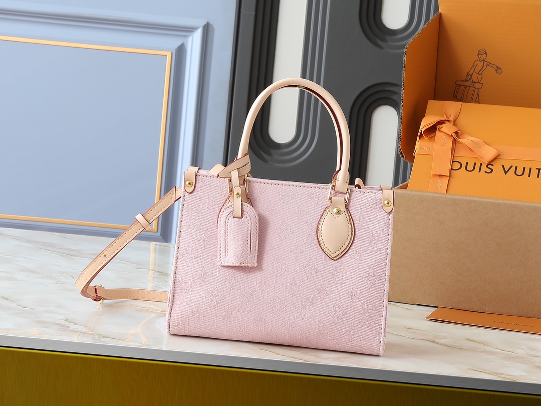 LOUIS VUITTON ルイヴィトン OnTheGo デニムバッグ-BRAND OFF