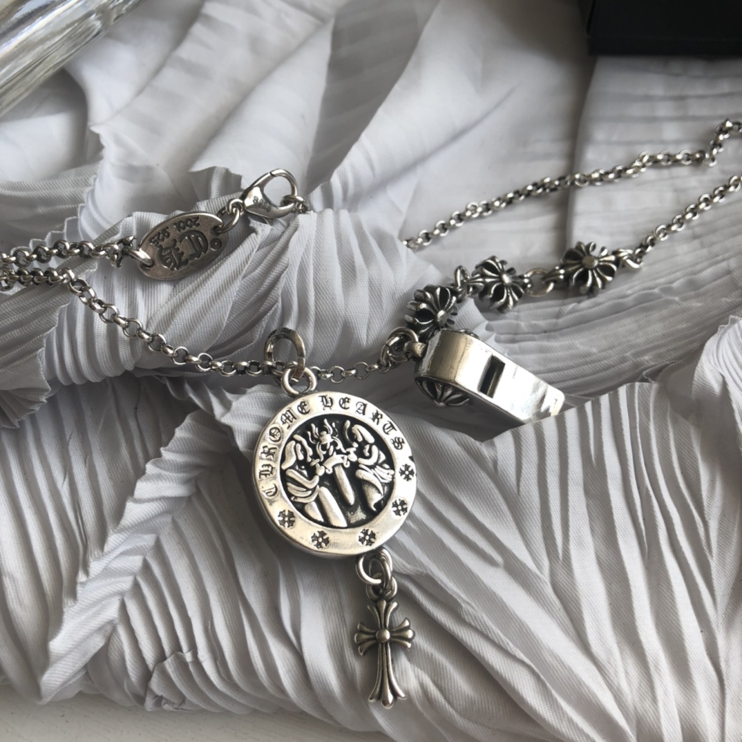 Chrome Hearts クロムハーツ エンジェルメダル ネックレス-BRAND OFF