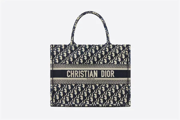 DIOR BOOK TOTE ミディアムバッグ ディオール オブリーク エンブロイダリー (36 X 27.5 X 16.5 CM)-BRAND OFF