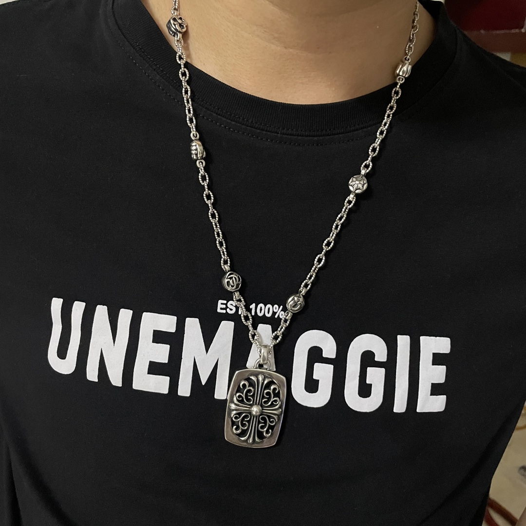 【2026】 【CHROME HEARTS】ネックレス、新しいネックレス万能シンプルファッションオーナメント-BRAND OFF