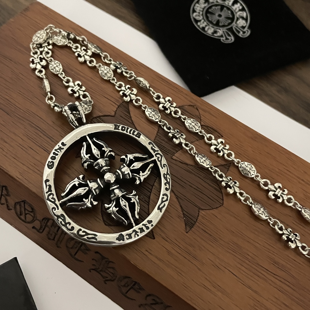 【CHROME HEARTS】ネックレス、新しいネックレス万能シンプルファッションオーナメント-BRAND OFF