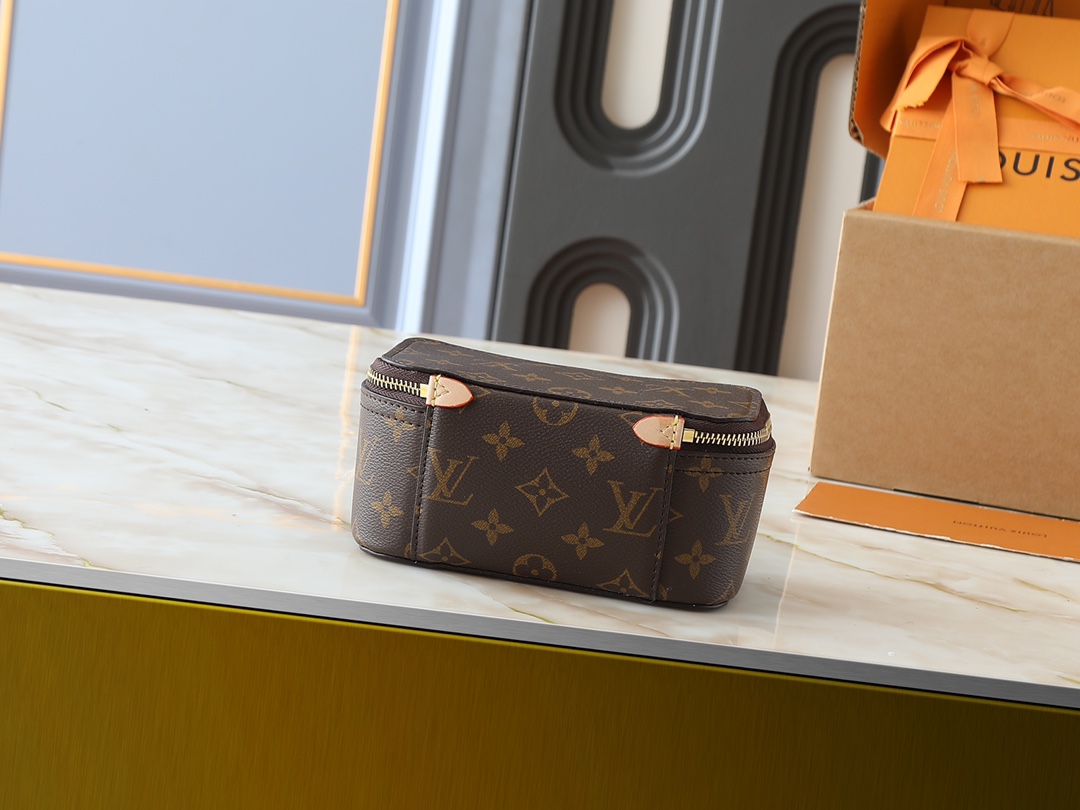 LOUIS VUITTON ルイヴィトン M43688 収納ボックス 化粧ポーチ-BRAND OFF