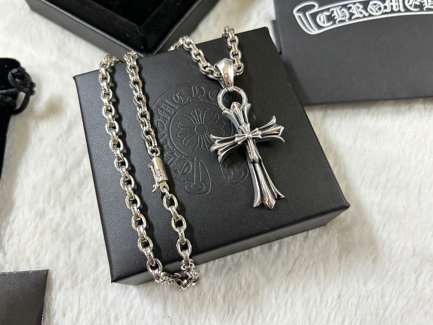 【2026】【CHROME HEARTS 】ネックレス、新しいネックレス万能シンプルファッションオーナメント-BRAND OFF