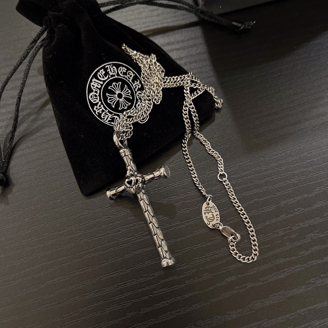 【CHROME HEARTS】ネックレス、新しいネックレス万能シンプルファッションオーナメント-BRAND OFF