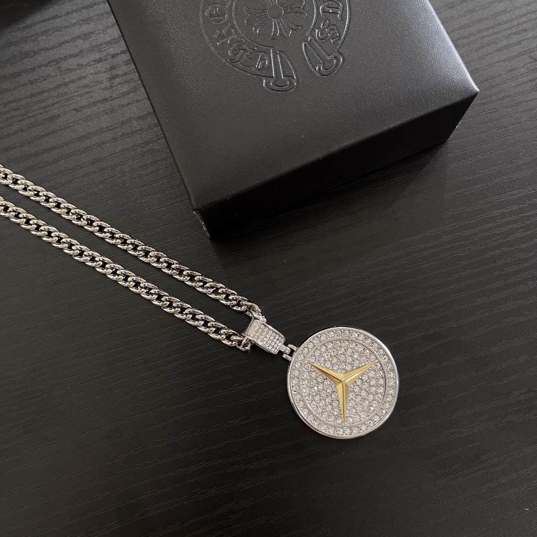 【CHROME HEARTS】ネックレス、新しいネックレス万能シンプルファッションオーナメント-BRAND OFF