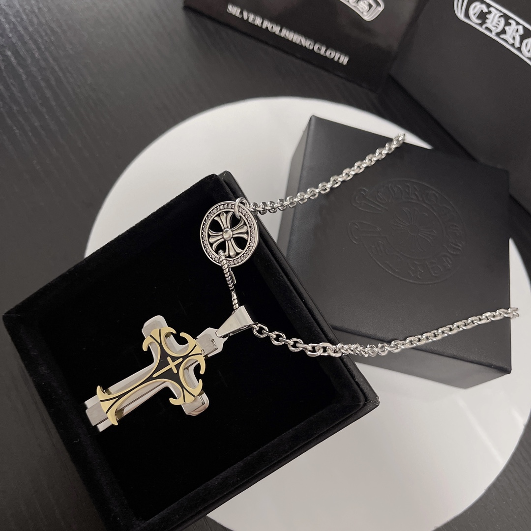 【CHROME HEARTS】ネックレス、新しいネックレス万能シンプルファッションオーナメント-BRAND OFF