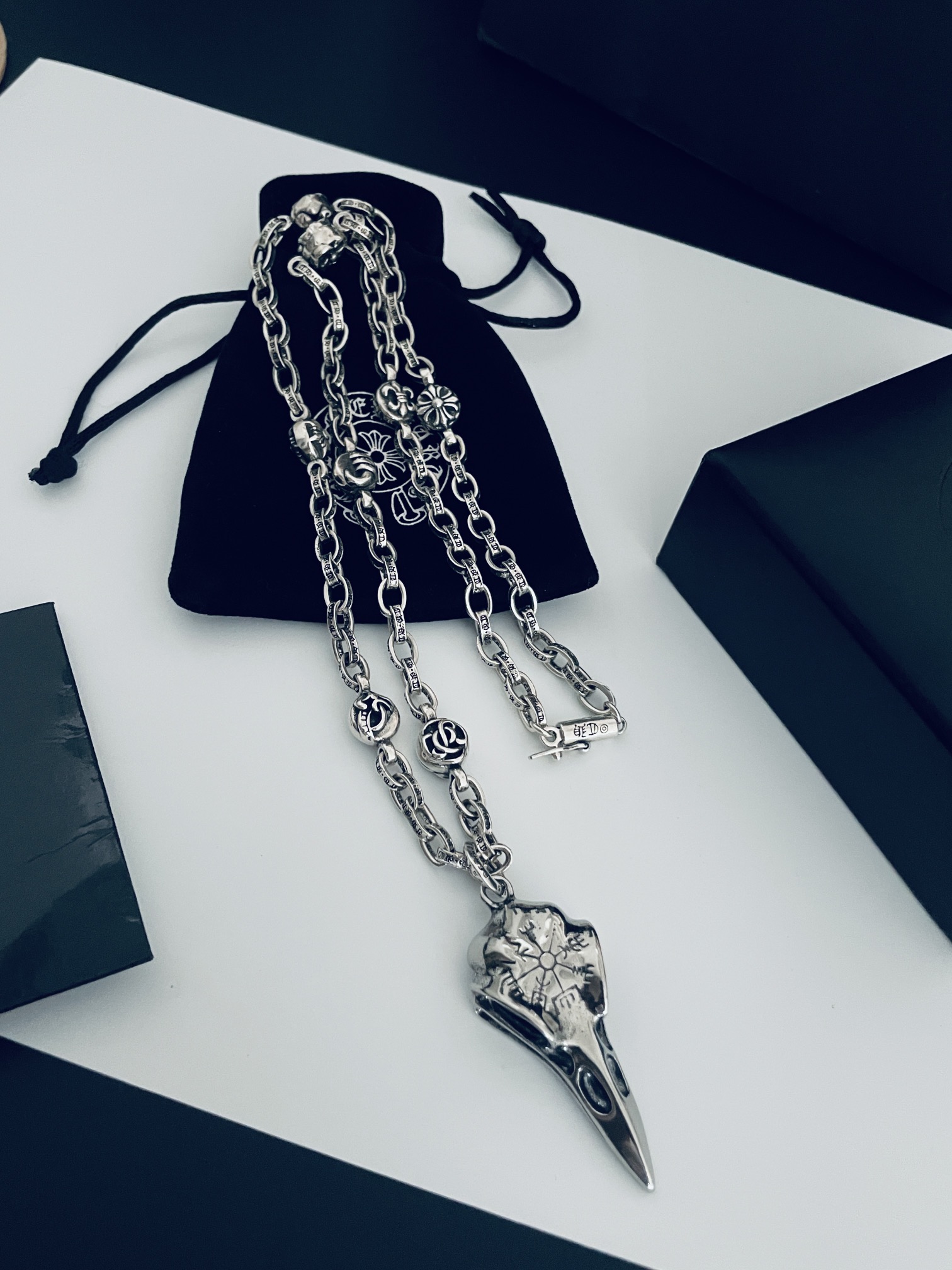 【CHROME HEARTS】クロムハーツ、新しいネックレス万能シンプルファッションオーナメント-BRAND OFF