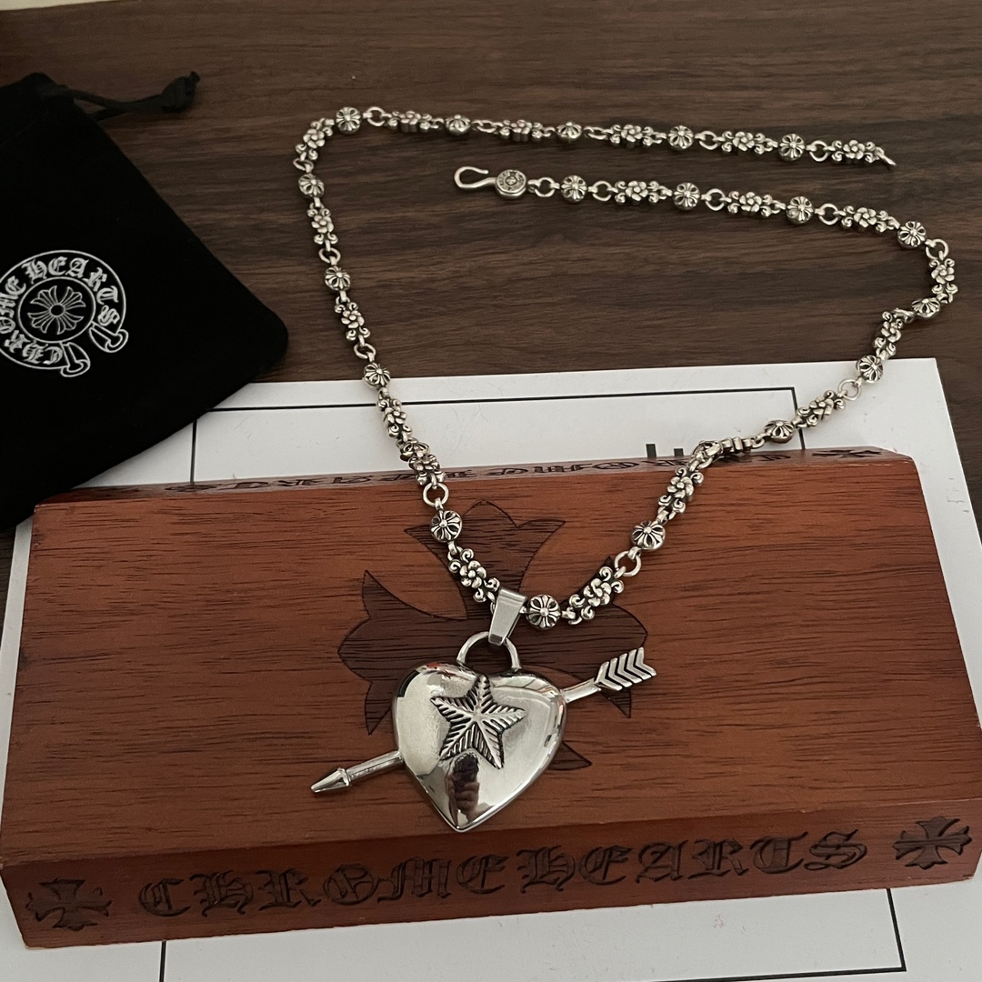 【CHROME HEARTS】ネックレス、新しいネックレス万能シンプルファッションオーナメント-BRAND OFF
