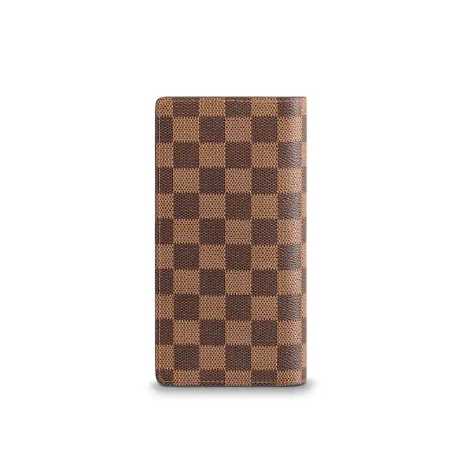 Louis Vuittonルイヴィトン ダミエ ポルトフォイユ ブラザ 長財布N60017-BRAND OFF