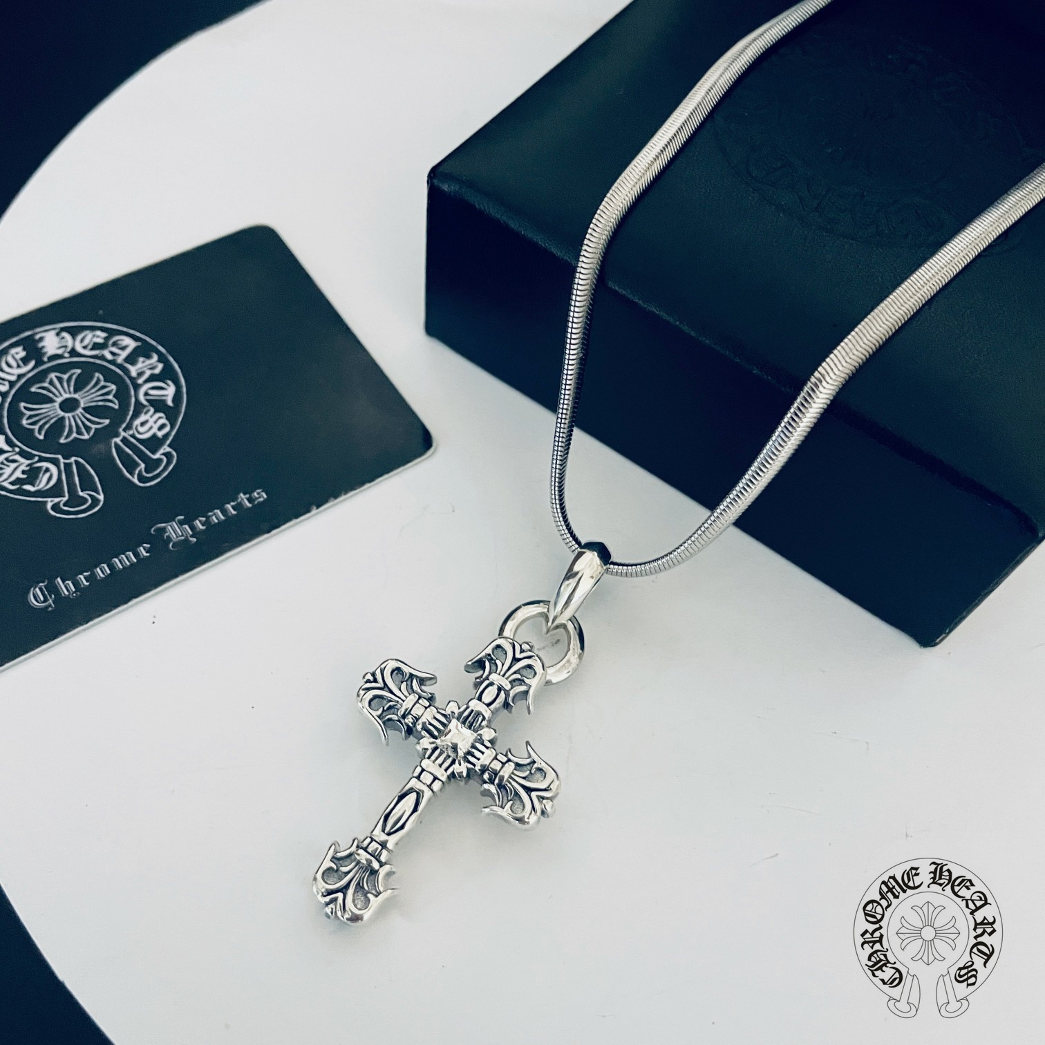 【2026】【CHROME HEARTS】クロムハーツ、新しいネックレス万能シンプルファッションオーナメント-BRAND OFF