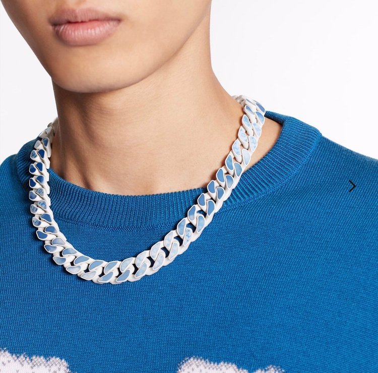 Louis Vuitton（ルイヴィトン） MONOGRAM CLOUDS ネックレス 50cm + ブレスレット 21cm-BRAND OFF