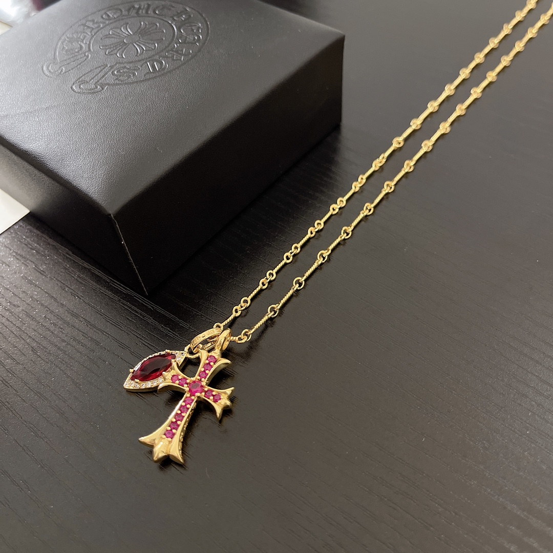【CHROME HEARTS】ネックレス、新しいネックレス万能シンプルファッションオーナメント-BRAND OFF