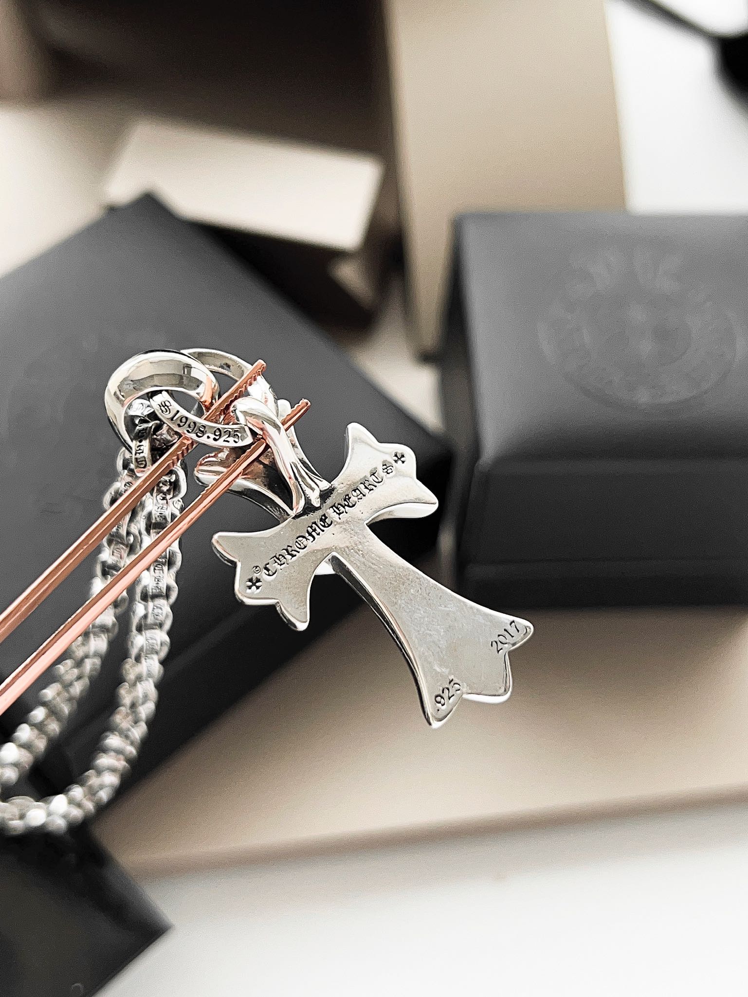 【Chrome Hearts】ネックレス、新しいネックレス万能シンプルファッションオーナメント-BRAND OFF