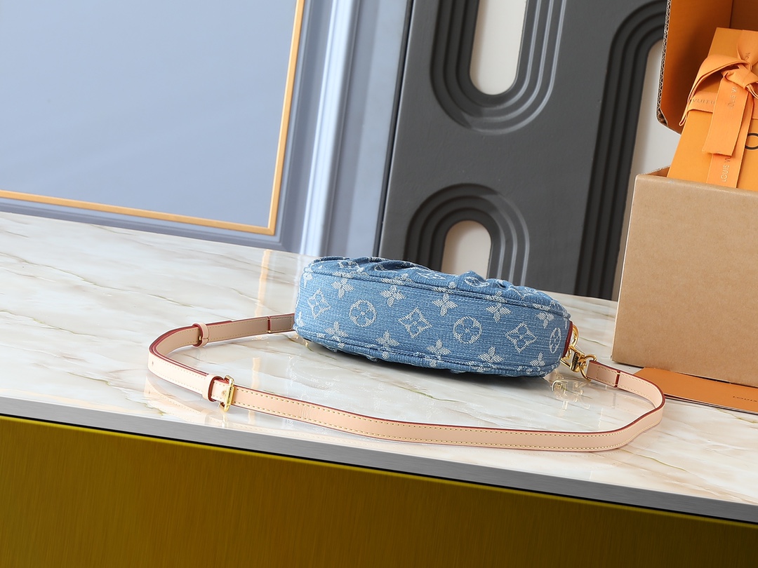 LOUIS VUITTON ルイヴィトン M13571 Pochette Valley デニムバッグ-BRAND OFF