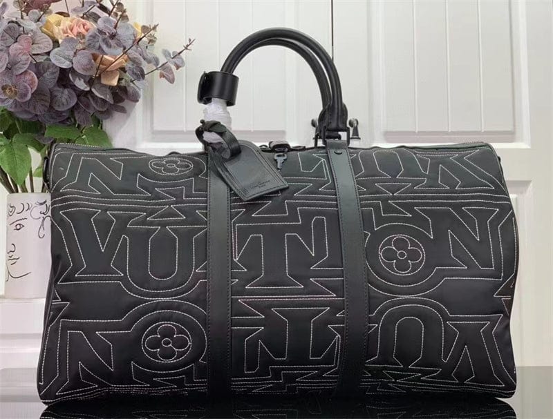 Louis Vuitton キーポル・バンドリエール 50 ブラック M21428-BRAND OFF