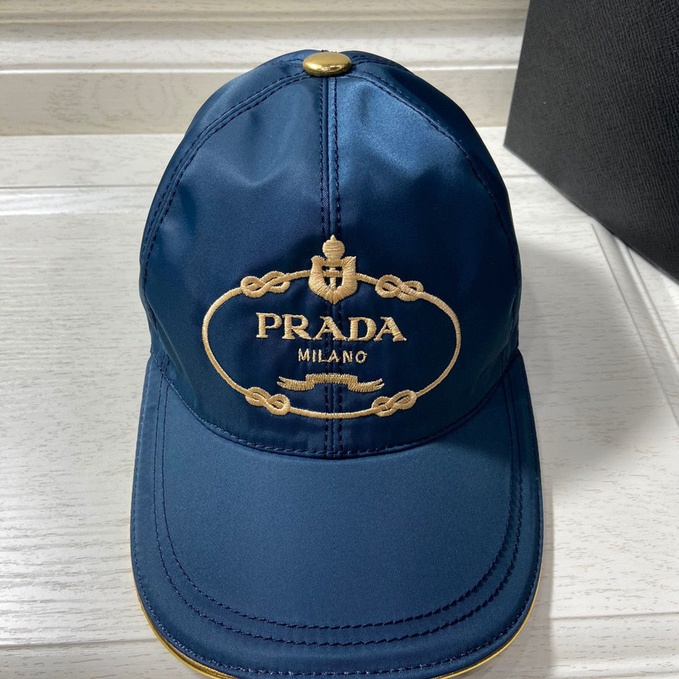 【PRADA公式 旗艦店】（プラダ)ベースボールキャップ-BRAND OFF