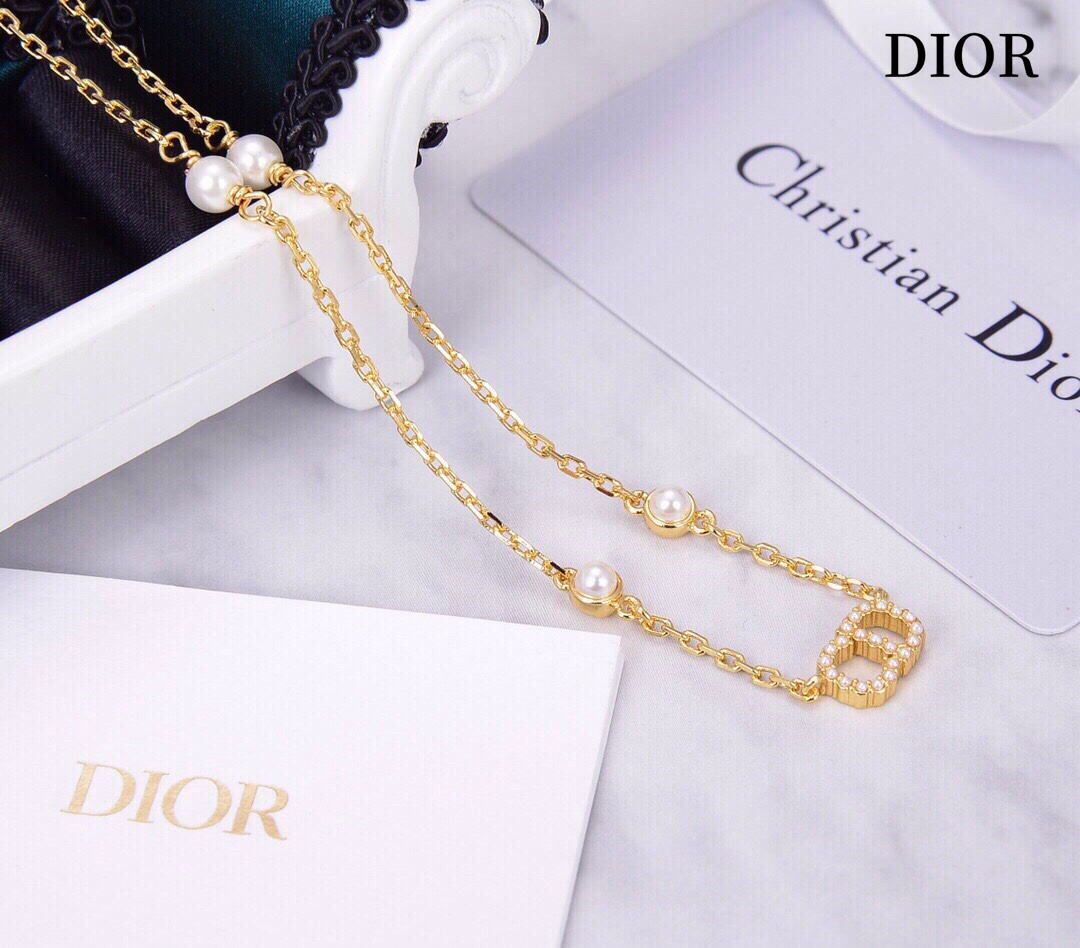 【2026】【 DIOR】ネックレス、新しいネックレス万能シンプルファッションオーナメント-BRAND OFF