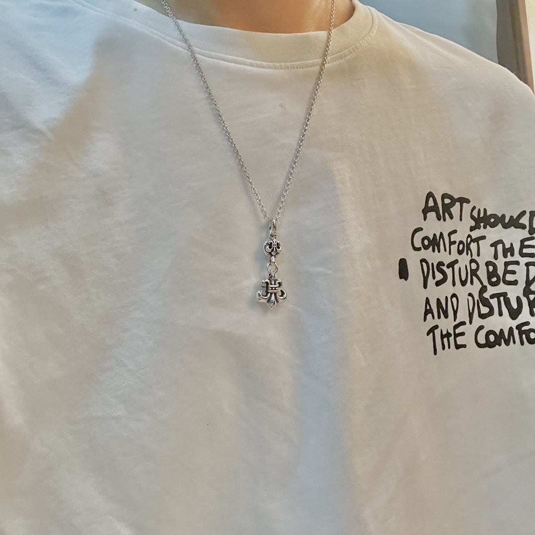 【2026】【CHROME HEARTS】ネックレス、新しいネックレス万能シンプルファッションオーナメント-BRAND OFF