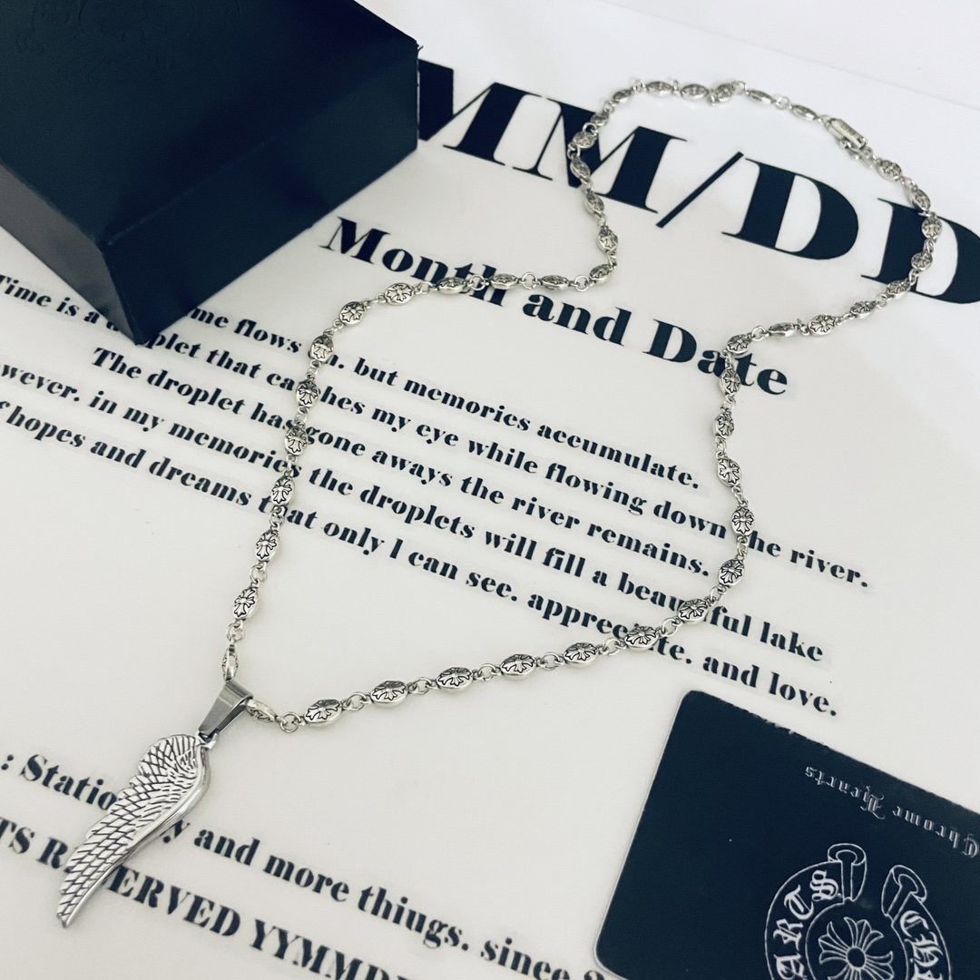 【CHROME HEARTS】ネックレス、新しいネックレス万能シンプルファッションオーナメント-BRAND OFF