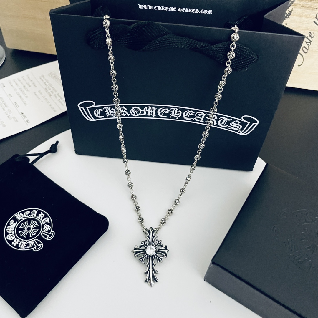 【CHROME HEARTS】ネックレス、新しいネックレス万能シンプルファッションオーナメント-BRAND OFF