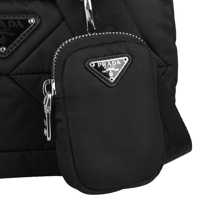 ☆PRADA プラダ パデッドナイロン ショルダーバッグ-BRAND OFF