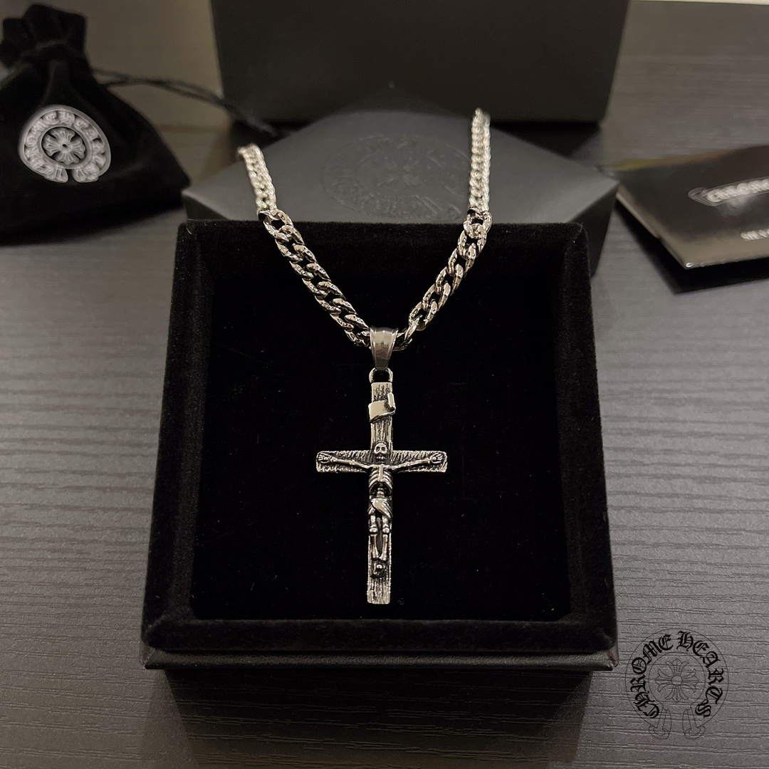 【Chrome Hearts】ネックレス、新しいネックレス万能シンプルファッションオーナメント-BRAND OFF