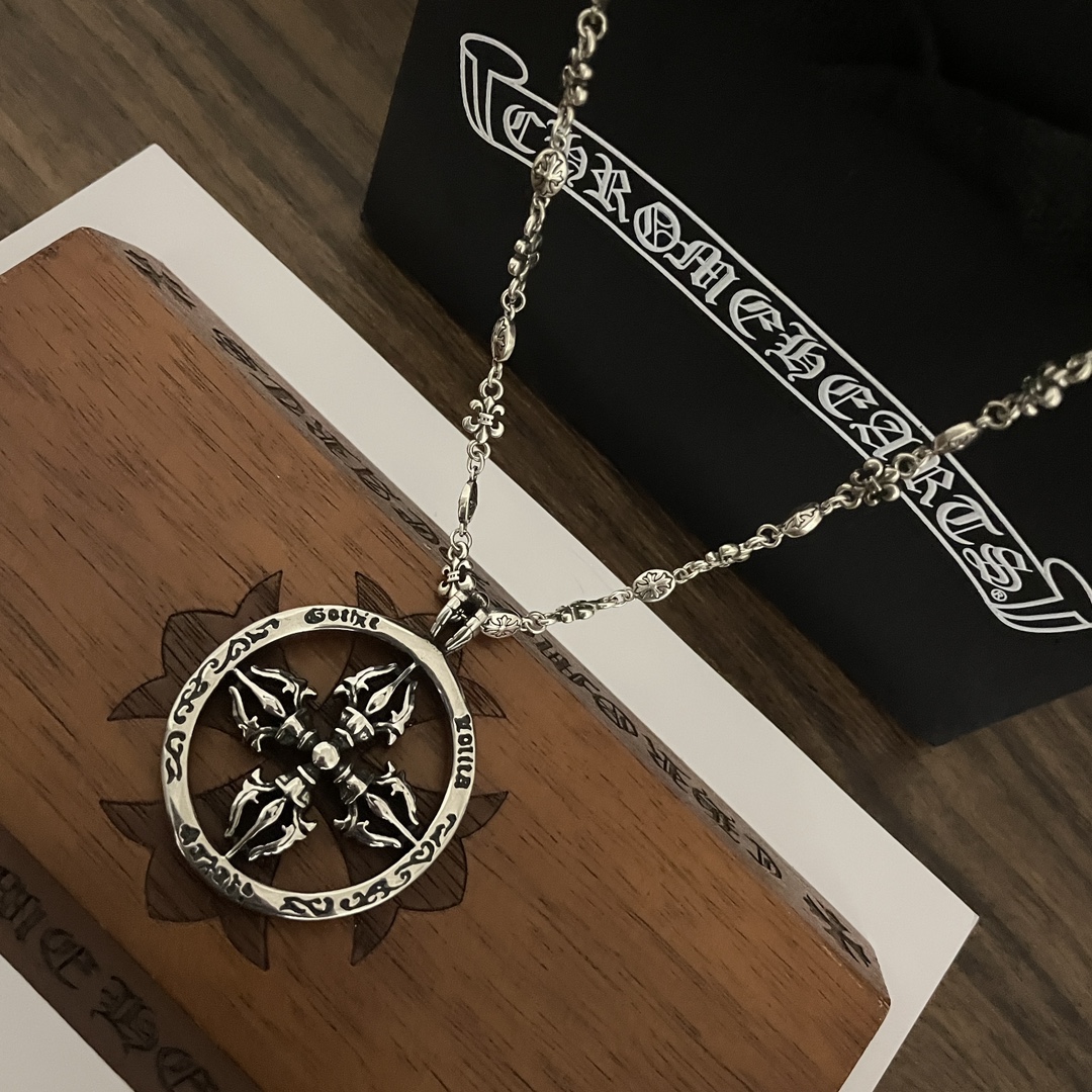 【CHROME HEARTS】ネックレス、新しいネックレス万能シンプルファッションオーナメント-BRAND OFF