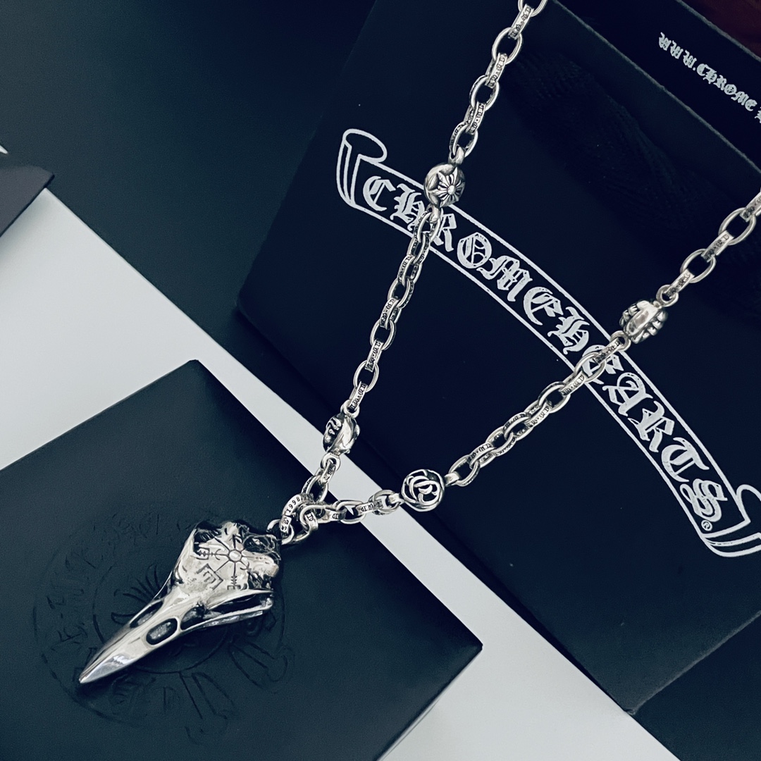 【CHROME HEARTS】クロムハーツ、新しいネックレス万能シンプルファッションオーナメント-BRAND OFF