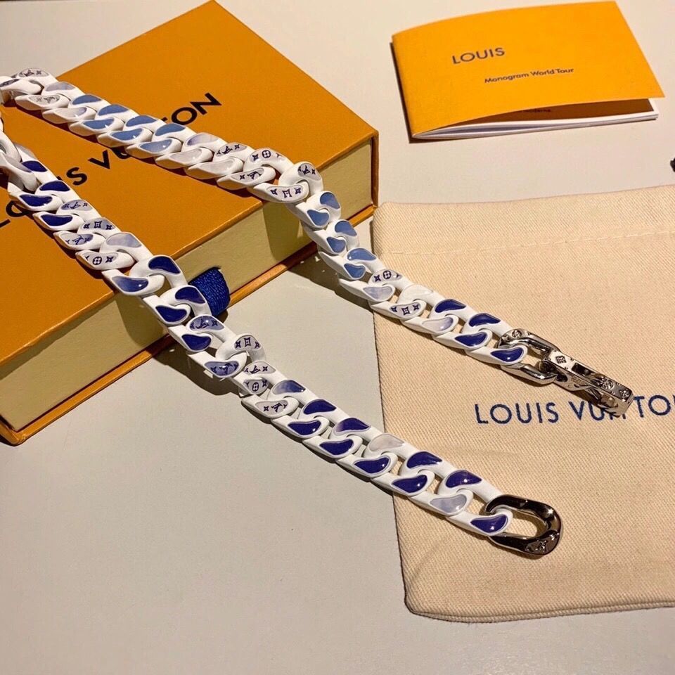 Louis Vuitton（ルイヴィトン） MONOGRAM CLOUDS ネックレス 50cm + ブレスレット 21cm-BRAND OFF