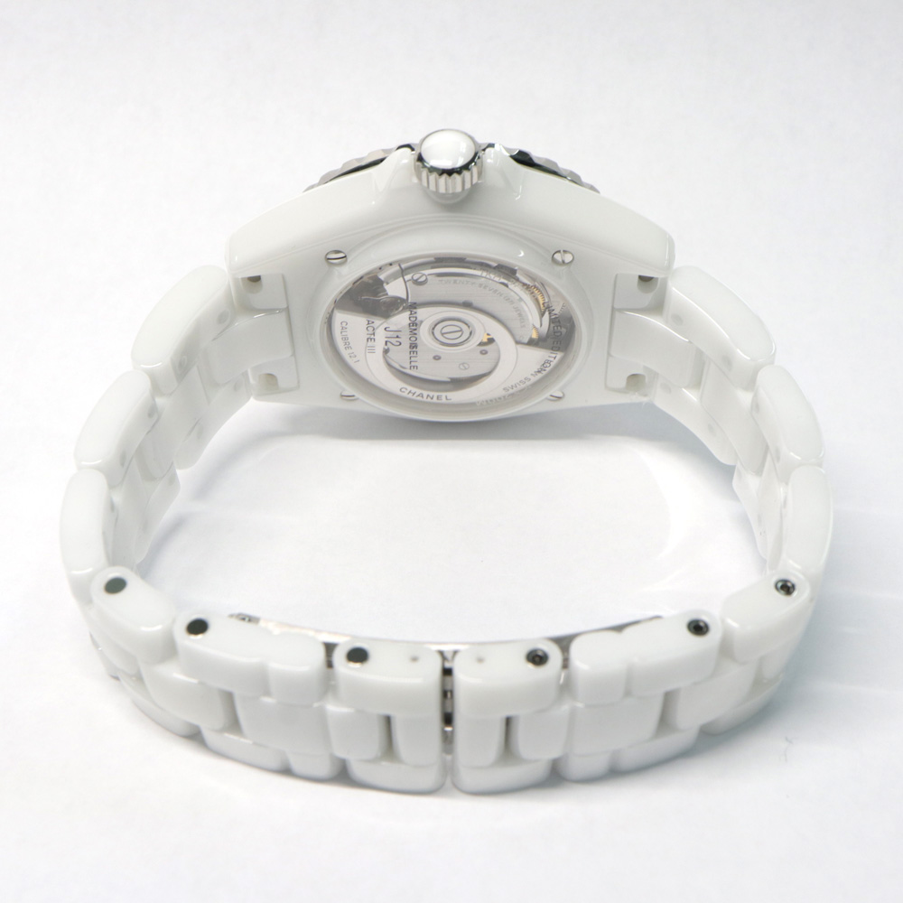 【CHANEL】シャネル マドモアゼル J12 ラ パウザ 38MM H7481 セラミック ホワイト 自動巻 ユニセックス腕時計-BRAND OFF
