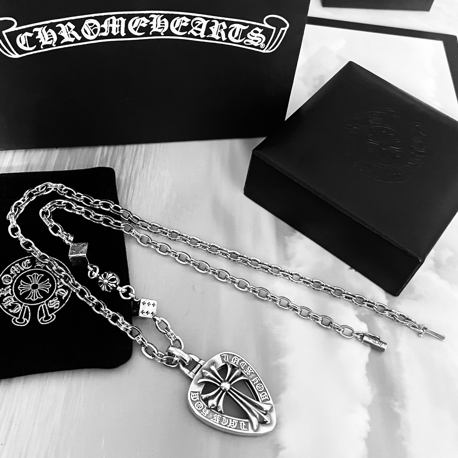 【Chrome Hearts】ネックレス、新しいネックレス万能シンプルファッションオーナメント-BRAND OFF