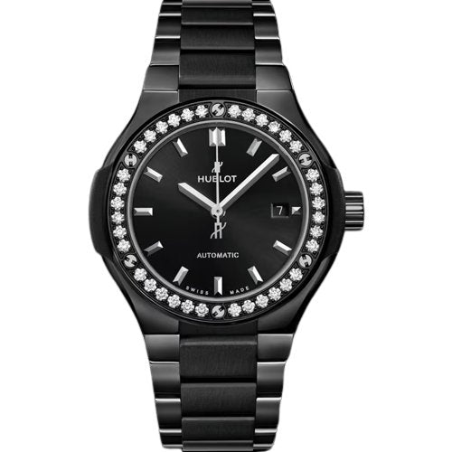 ウブロ HUBLOT クラシックフュージョン ブラック マジック ブレスレット ダイヤモンド 585.CM.1470.CM.1204-BRAND OFF