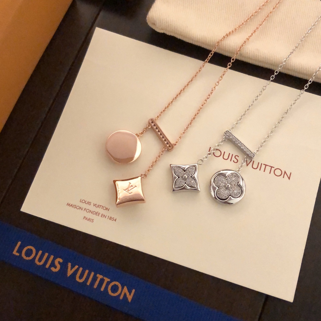 【2026】LV【 LOUIS VUITTON】ネックレス、新しいネックレス万能シンプルファッションオーナメント-BRAND OFF