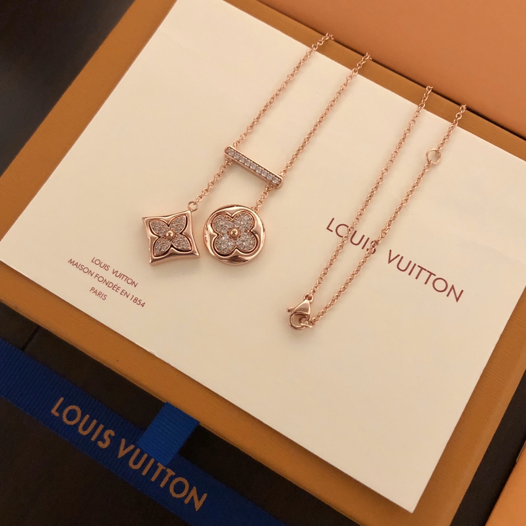 【2026】LV【 LOUIS VUITTON】ネックレス、新しいネックレス万能シンプルファッションオーナメント-BRAND OFF