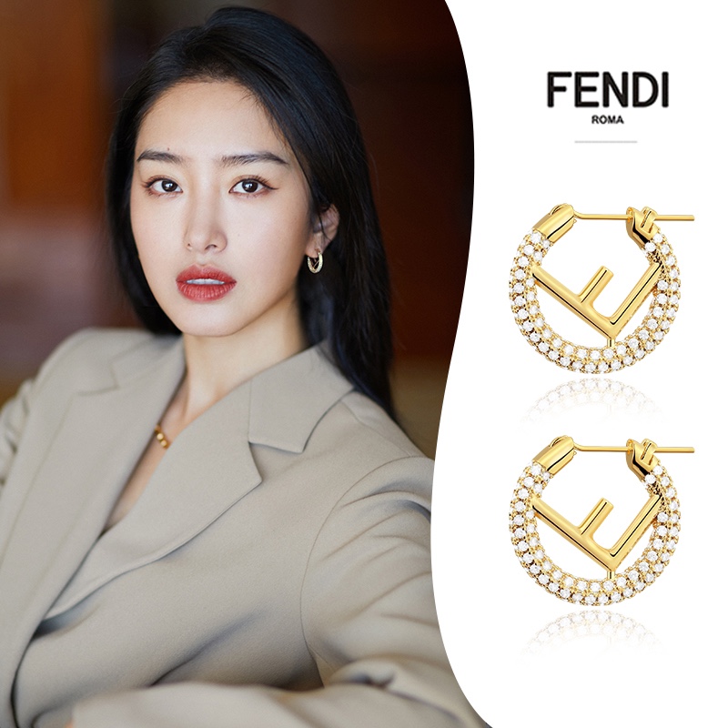 【2026】【FENDI】フェンディ  ファッションスタイルのイヤリング-BRAND OFF