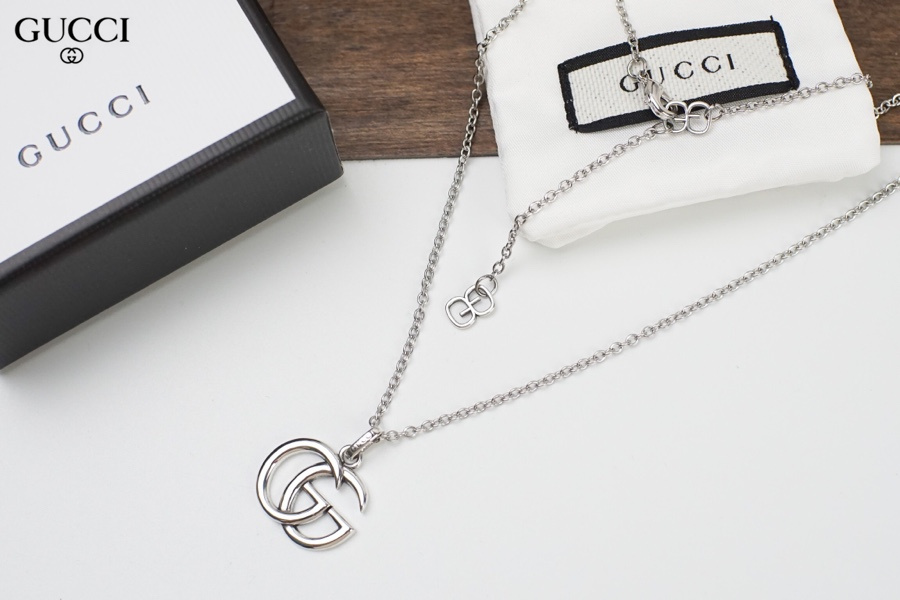 【GUCCI】ネックレス、新しいネックレス万能シンプルファッションオーナメント-BRAND OFF