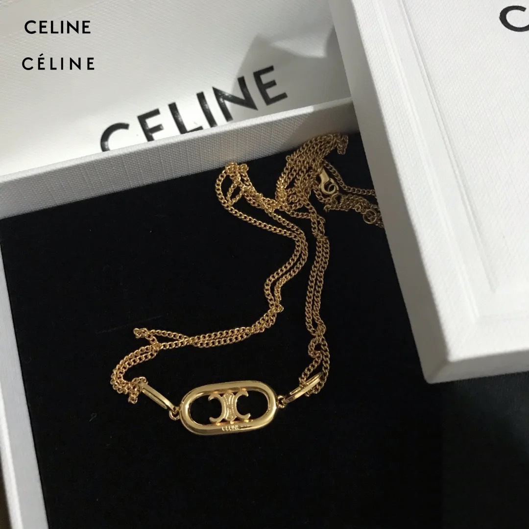【CELINE】ネックレス、新しいネックレス万能シンプルファッションオーナメント-BRAND OFF
