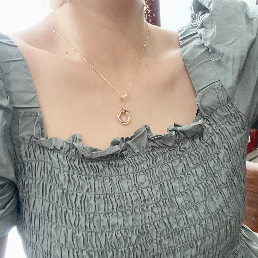 【CARTIER】ネックレス、新しいネックレス万能シンプルファッションオーナメント 2472-BRAND OFF