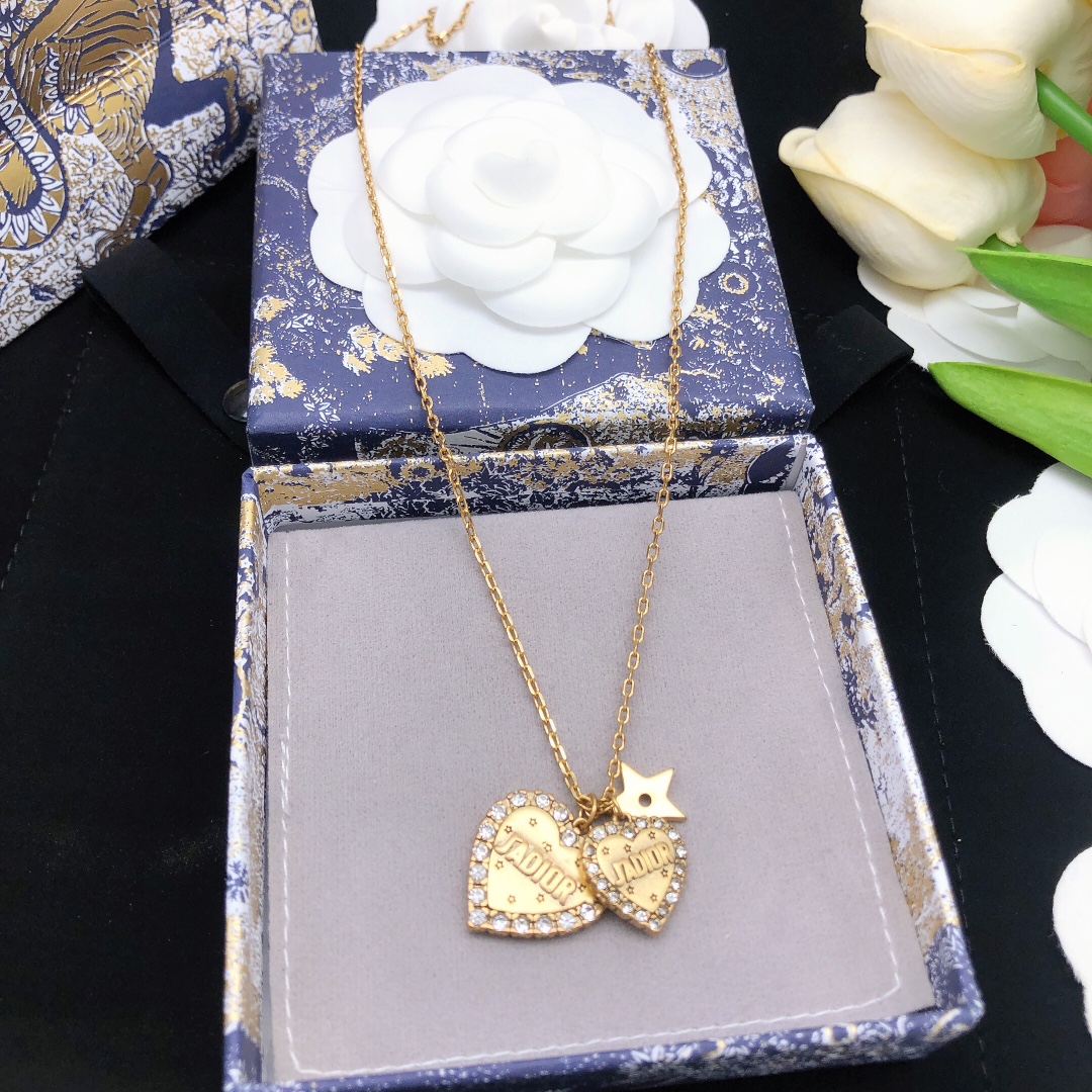 【 DIOR】ネックレス、新しいネックレス万能シンプルファッションオーナメント-BRAND OFF