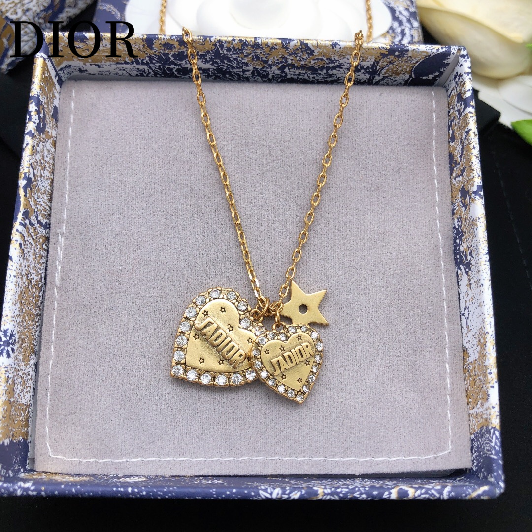 【 DIOR】ネックレス、新しいネックレス万能シンプルファッションオーナメント-BRAND OFF